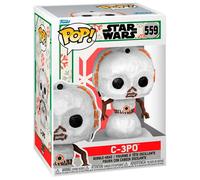 Funko – Figurine en vinyle Pop! Star Wars Holiday C-3PO Snowman – Produit officiel – Idée de cadeau