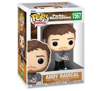 Funko Pop! Figurine en vinyle Andy Radical – Parks and Recreation 15e anniversaire – 9 cm