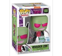 Funko Figurine de collection Pop Animation Invader Zim #1881 en vinyle, inspirée de la série animée de Nickelodeon, édition spéciale pour les fans de Zim et Gir, idéale pour offrir ou présenter
