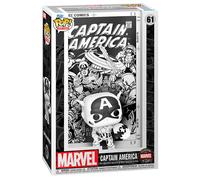 Funko - Figurine Pop - Captain America (Marvel Comics n°61) - Comic Cover Noir et blanc (80961)
