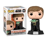 Funko Figurine De Luke Skywalker Avec Grogu The Mandalorian Star Wars 9 Cm