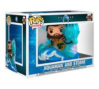 Funko - Figurine Pop! Deluxe Aquaman and the Lost Kingdom - Ride sur Storm - Pop 10 Bleu
