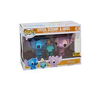 Funko - Figurine Disney Lilo & Stitch - 3-Pack Stitch Scrump Angel Exclu Pop 10cm - 0889698115018