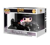 Funko Figurine Elvira Gonk Rides Elvira Maîtresse Des Ténèbres Deluxe