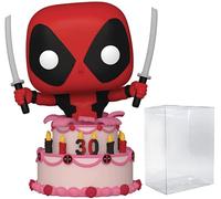 Funko Figurine en vinyle Deadpool in Cake Pop #776 Pop Marvel Deadpool (livrée avec un film de protection EcoTek pour protéger la boîte de présentation) Multicolore 3.75 inches