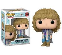 Funko Figurine en vinyle Jon Bon Jovi des années 80 + Pop Protector : Pop ! Rocks Coffret cadeau livré avec étui de protection ToyBop