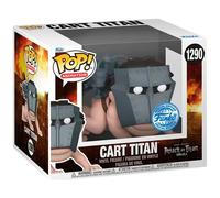 Funko – Figurine Pop! Cart Titan (Attack on Titan) – Exclusive Argenté Enfants
