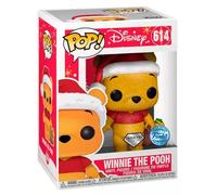 Figurine Funko Pop - Winnie L'ourson [Disney] N°614 - Winnie L'ourson (Noël) - Pailleté (51675)