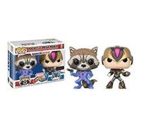 Figurine Pop - Marvel Vs Capcom - Pack Rocket Vs Megaman - Funko Pop