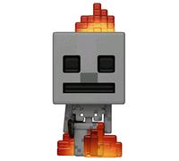 Funko - Figurine Minecraft - Skeleton In Fire Exclu Pop 10cm - 0889698264204