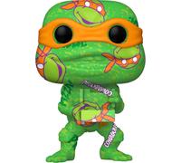 FUNKO Figurine POP Tortues Ninja - Michelangelo 9 cm - Vinyle - Édition Exclusive - Boîte-cadeau