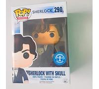Funko - Figurine Sherlock - Sherlock With Skull Exclusive Pop 10cm - 0849803061784