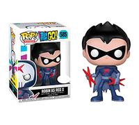 Funko - Figurine Teen Titans Go ! - Robin as Red X Unmasked Exclusive Pop 10cm - 0889698205672