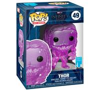 Funko Figurine Pop - Thor (N°49) Infinity Saga - Art Série Violet Vinyle avec Protecteur