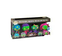 Funko Pack de 4 Figurines Pop What If...? Zombies – Black Light – Multicolore – Enfants