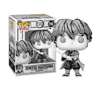 Funko Figurine Pop Zenitsu Agatsuma (Demon Slayer) – Vinyle 9 cm Noir et blanc