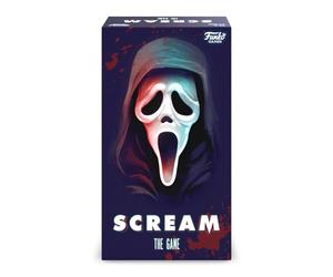 Funko Games - Scream The Game - Cooperative Board Game - Kids Ages 13 and Up - Cooperate to Win Against Ghost Face® - Immersive Experience with App - 20 Min - 3 to 8 Players - English Version