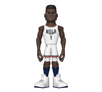 Funko Gold 5" NBA: Pelicans-Zion Williamson - (Home Uni) - 1 Chance sur 6 D'avoir Une Variante Rare Chasease - Figurine Articulée en Vinyle à Collectionner - Idée de Cadeau d'anniversaire et Exposer