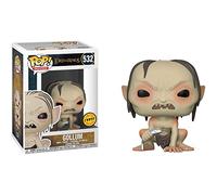 Funko Gollum (Chase Edition): Lord of The Rings x Pop! Movies Vinyl Figure & 1 Pet Plastic Graphical Protector Bundle [#532/13559 - B]