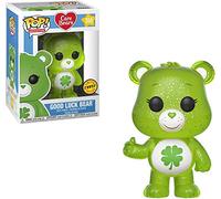 Funko Good Luck Bear (Chase Edition): Care Bears x POP! Animation Vinyl Figure & 1 POP! Compatible PET Plastic Graphical Protector Bundle [#355 / 26695 - B]