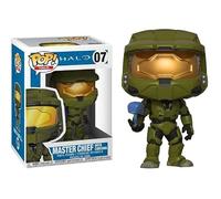 Funko Halo Série 1 + Pop Protector : Pop ! Games Figurine en vinyle (coffret cadeau livré avec boîte de protection de la marque ToyBop Collector Case) (Master Chief avec Cortana)