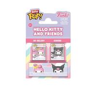Funko - Hello Kitty - Pack 2 Bitty POP! figurines My Melody & Kuromi 2 cm