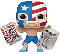 Funko Hulk Hogan 1994 SummerSlam Mr. America with USA Mask + ToyBop Protector : Retro WWE Pop ! Figurine en vinyle (livrée avec étui de protection Pro-Deluxe Pop Protector Coffret cadeau)