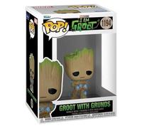Funko – Figurine Vinyle Pop! Groot avec Grunds (Groot Shorts) – Marvel – N°1194 – 10 cm