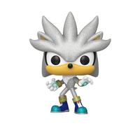 Funko Jeux : Figurine Flocquée Le Hérisson Sonic The Hedgehog Argent 9 Cm