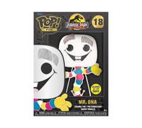 Funko Pop! Broche émaillée Mr. DNA – Jurassic Park – Grande – Produit officiel