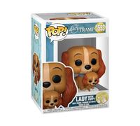 Funko Figurine Pop Disney La Belle et le Clochard – Lady avec chiot