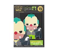 Funko Large Enamel Pin Horror: Simpsons - Krusty The Clown - Krusty - The Simpsons Pin en Émail - Broche Fantaisie Mignonne à Collectionner - pour Les Sacs à Dos et Sacs - Idée de Cadeau