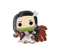 Funko Large Pop! Enamel Pin - Nezuko Kamado - Demon Slayer: Nezuko KamadoPin en Émail - Broche Fantaisie Mignonne à Collectionner - pour Les Sacs à Dos et Sacs - Idée de Cadeau