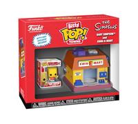 Funko Les Simpson Bart Simpson & Kwik-E-Mart (Bitty Pop! Town) Pop! Indifférent Pop! Standard