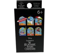 Loungefly HT WD NBC SUMystery MiniER Theme Blind PIN Set - Jack Skellington - The Nightmare Before Christmas - Boîte Mystère Pin en Émail - Broche Fantaisie Mignonne à Collectionner et Sacs