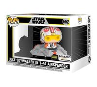 Funko - Figurine Pop! Rides - Luke Skywalker dans le T-47 Airspeeder - Exclusivité