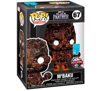 Funko M Baku Artiste + Étui Figurine Exclusive Black Panther Marvel
