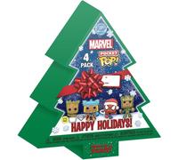 Funko Marvel 4-pack Tree Holiday Box 2022 Pocket POP ! porte-clés vinyle 4 cm FK65541