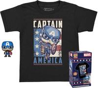 Funko Marvel Captain America Set de jouets avec T-shirt taille M