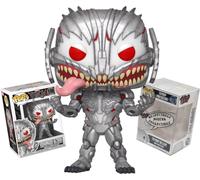 Funko Marvel Comics Venom Venomized Ultron + ToyBop Pop Protector | Pop ! Movies MCU Figurine en vinyle (livrée avec boîte de collection transparente Pro-Deluxe) résistante aux UV et aux