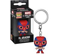 Funko Marvel Luchadores Spider-Man - Porte-clés - Mini-Figurine en Vinyle à Collectionner Porte-clés Fantaisie - Cadeau de Noël - Idée de Cadeau - Produits Officiels - Comic Books Fans