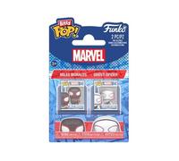 Funko - Marvel - Pack 2 figurines Bitty POP! Miles Morales & Ghost Spider 2,5 cm