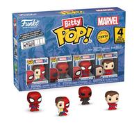 Funko - Marvel - Pack 4 figurines Bitty POP! Spider-Man Series 4 2 cm
