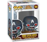 Funko Figurine en vinyle Marvel Zombies S4 – Zombie Captain America – Produit officiel, Idée cadeau