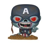 Funko - Marvel Zombies - Figurine POP! Captain America 9 cm