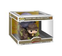 Funko Figurine vinyle Movie Moment Indiana Jones – Scène du Rocher – Produit officiel – Idée cadeau