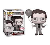 Funko , Multicolore, 52236 Pop Icons: Stephen King avec Ballon Rouge (B&W)