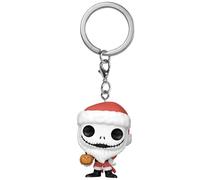 Funko Nightmare Before Christmas Père Noël Jack avec porte-clés de poche Jack-O-Lantern, multicolore, taille unique, Multicolore, taille unique