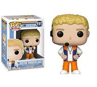 Funko NSYNC + Pop Protector Figurine en vinyle Boy Band Retro Pop ! Rocks Coffret cadeau livré avec étui de protection ToyBop (Justin Timberlake avec micro casque #111/34538)