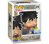 Funko One Piece Monkey D Luffy Métallique avec Drapeau Figurine Pop Exclusive en Vinyle 2214